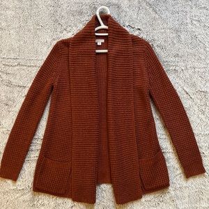 Merona Orange Knit Cardigan